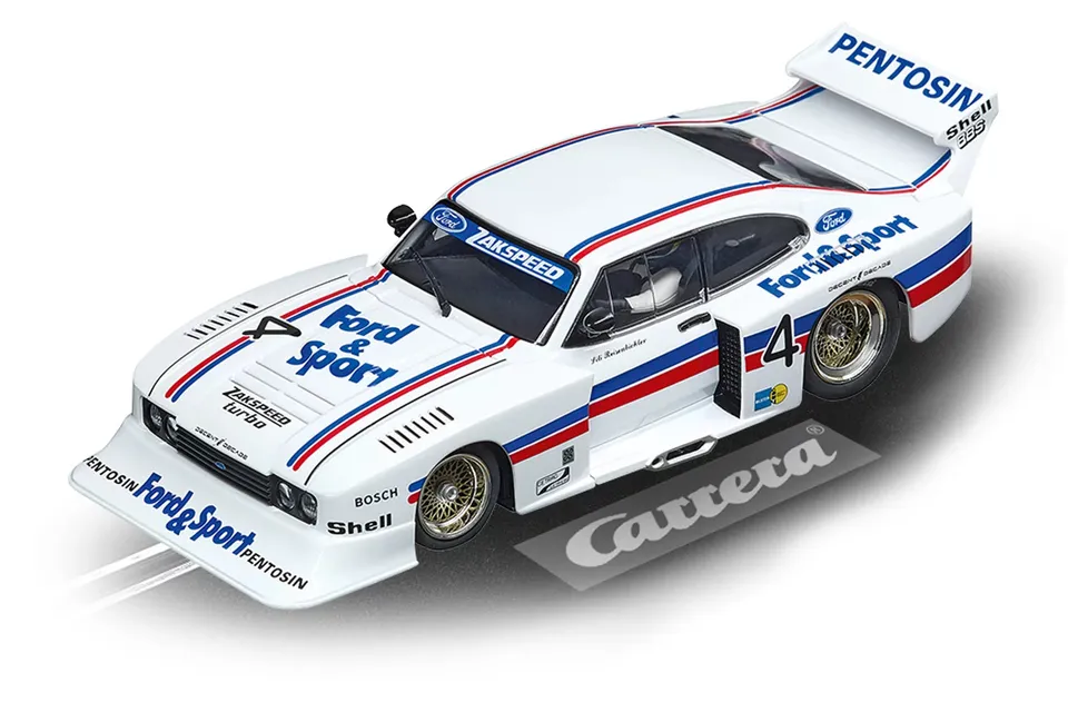 carrera-digital-132-ford-capri-zakspeed-turbo-slotcar-no-4-1-32 image 1
