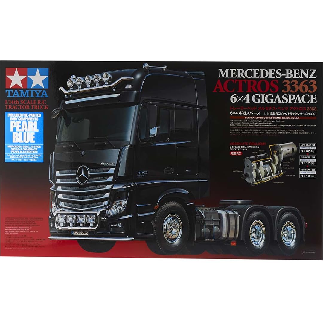 tamiya-56354-mb-actros-3363-rc-truck-1-14-pearl-blue image 2