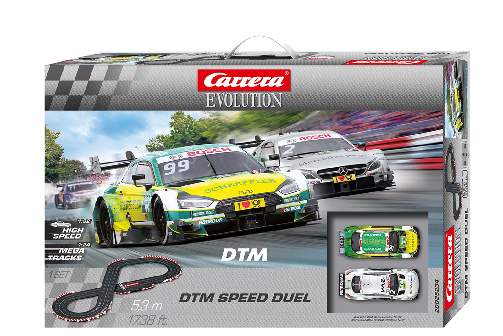 carrera-digital-132-dtm-speed-duel-rennbahn-set-5-3-m image 1