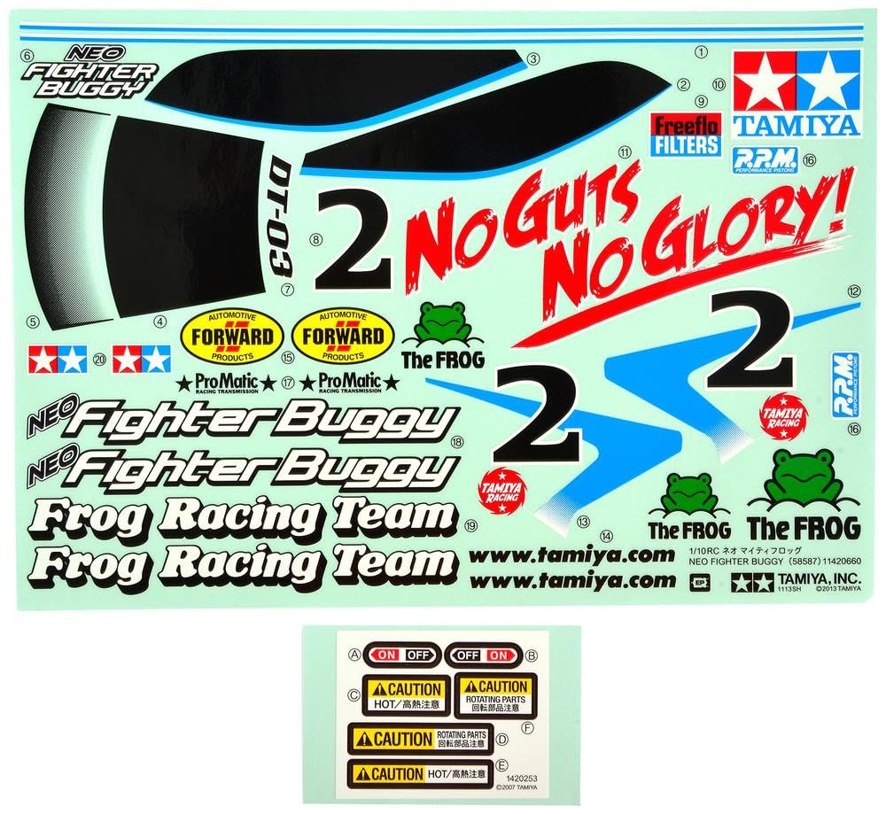 tamiya-319495811-dt03-sticker-neo-fighter-buggy image 1