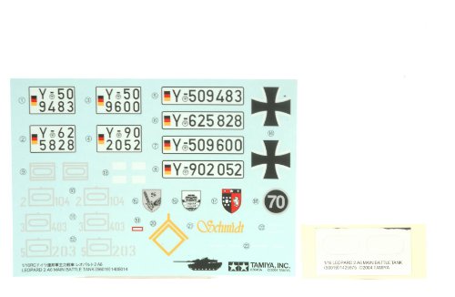 tamiya-r-c-models-dekorbogen-leopard-2a6-56020-aufkleber image 2