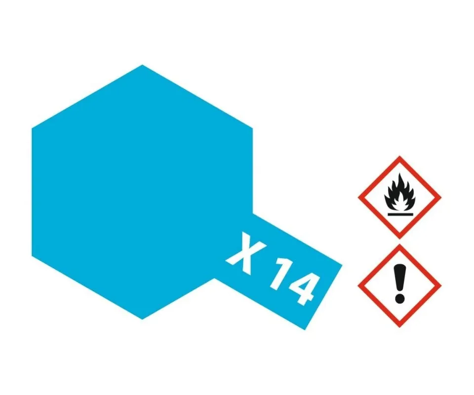 tamiya-x-14-acrylfarbe-himmelblau-gl-nzend-23-ml image 1