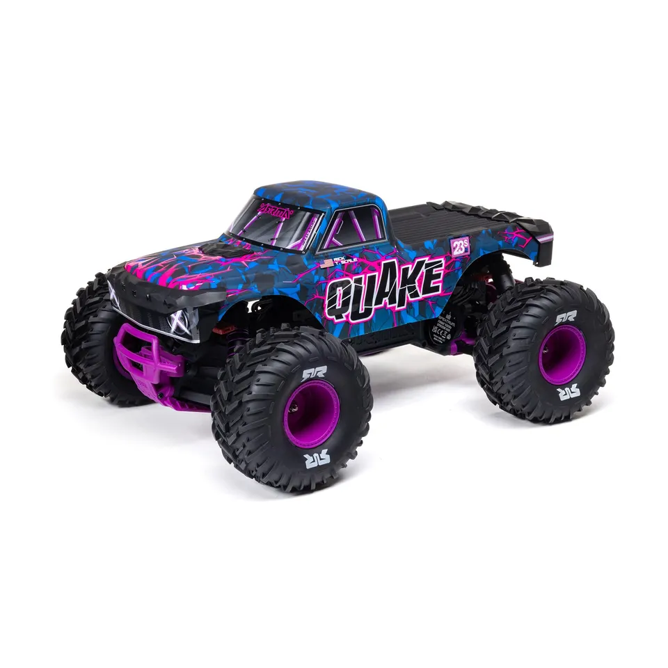 arrma-quake-223s-brushless-monster-truck-1-10-rtr-lila image 1