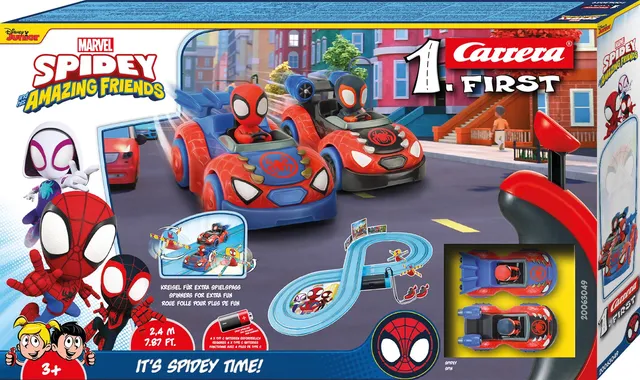 carrera-first-spidey-it-s-spidey-time-rennbahn-set-2-4-m image 1