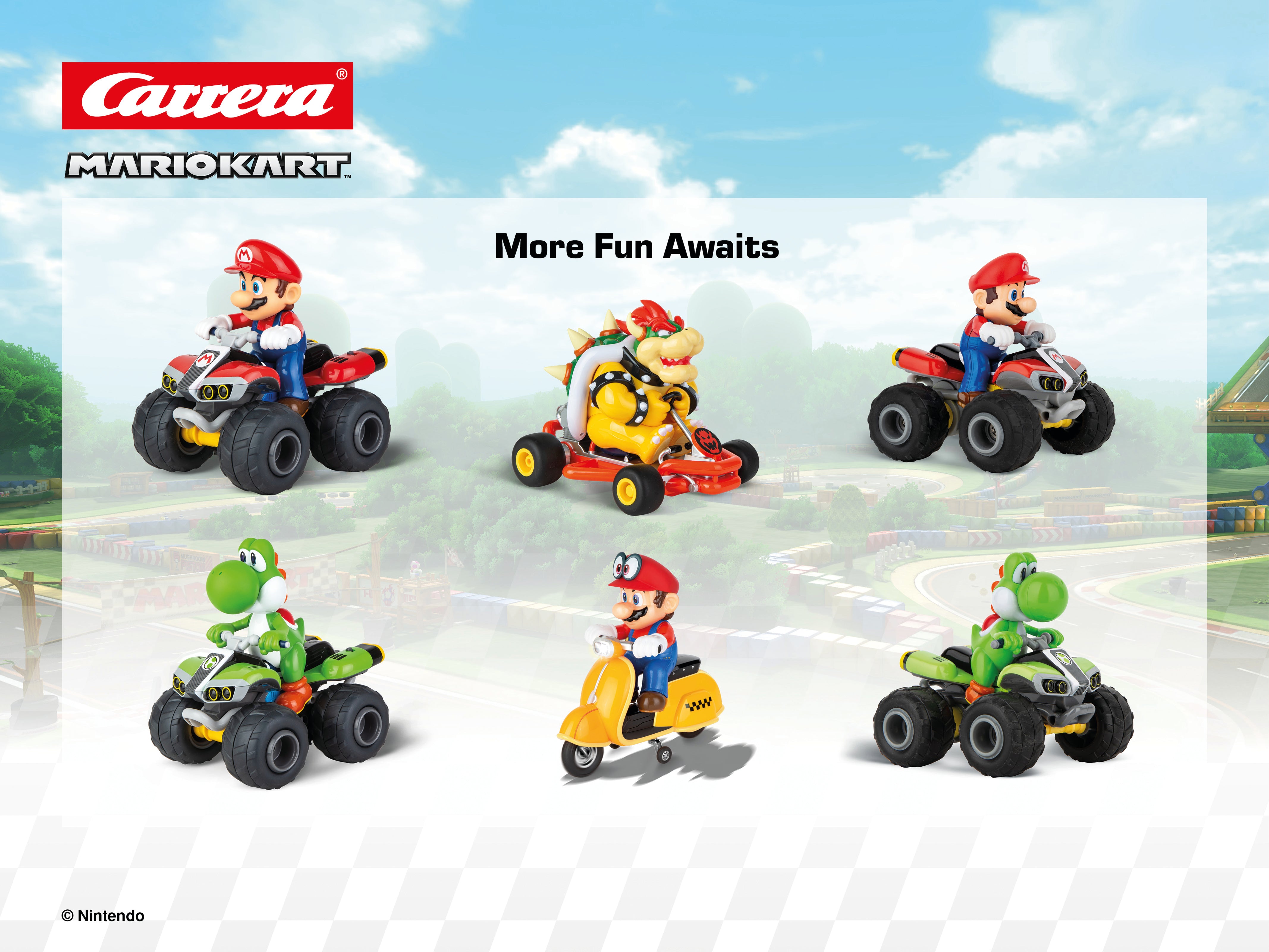 carrera-mario-kart-peach-quad-rc-auto-2-4ghz-9km-h image 8
