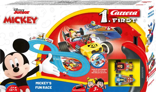 carrera-first-mickey-s-fun-race-rennbahn-disney-set-ab-3-jahre image 1