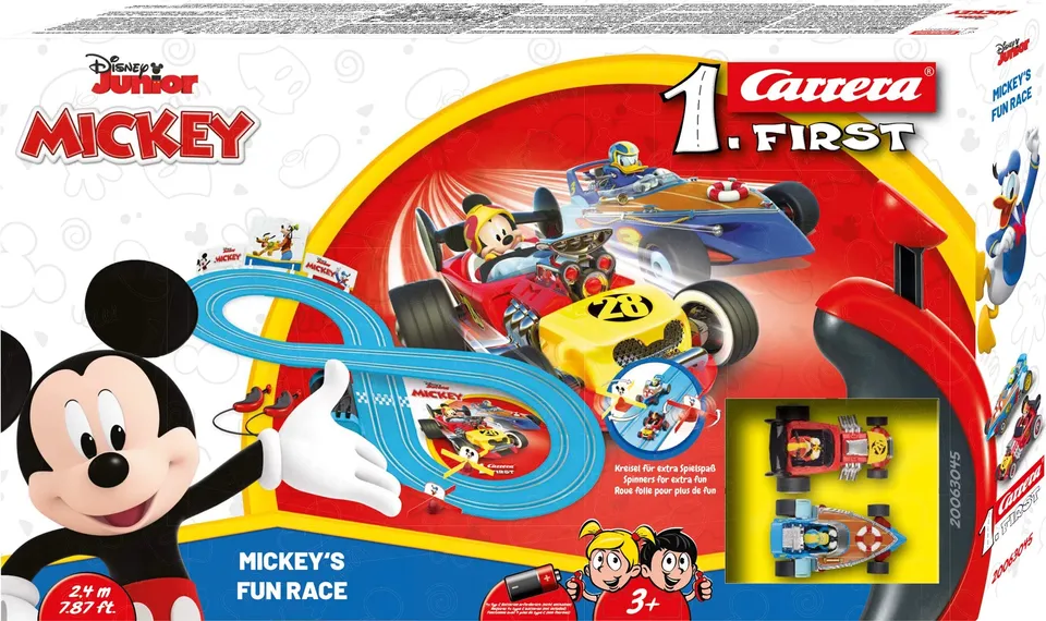 carrera-first-mickey-s-fun-race-rennbahn-disney-set-ab-3-jahre image 1