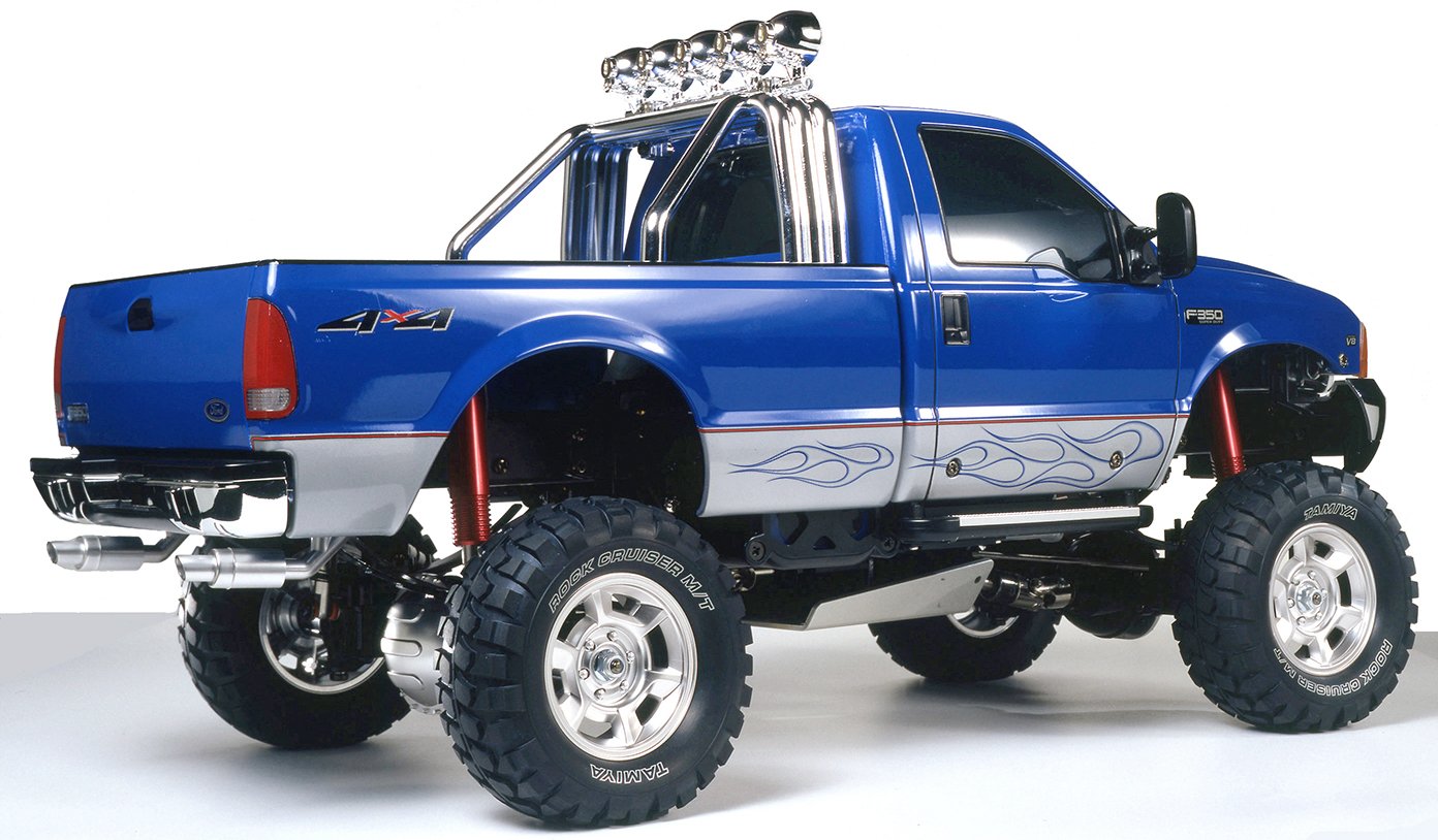tamiya-ford-f-350-highlift-1-10-rc-truck-bausatz-3-gang-58372 image 3