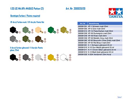 tamiya-35120-m48a3-patton-modellbausatz-1-35-us-panzer image 7