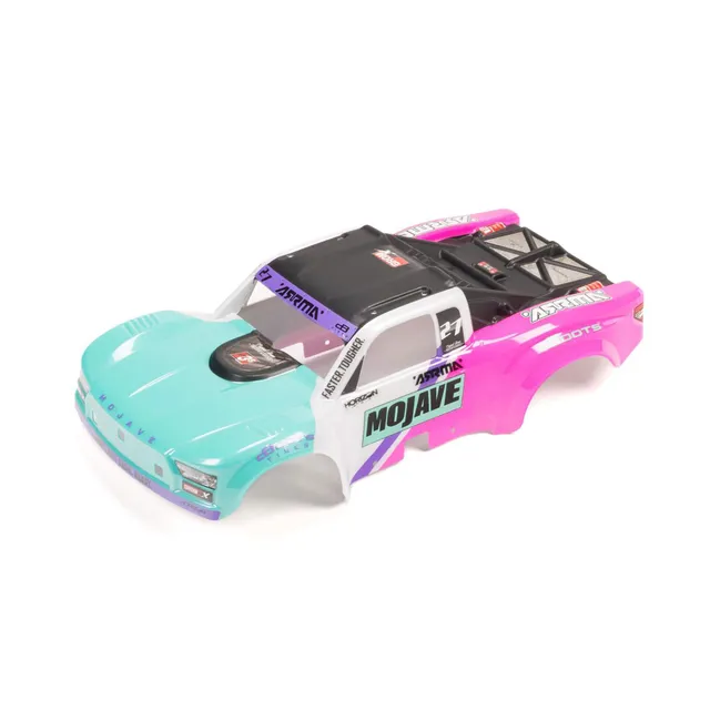 arrma-mojave-grom-karosserie-teal-pink-truck-body image 1
