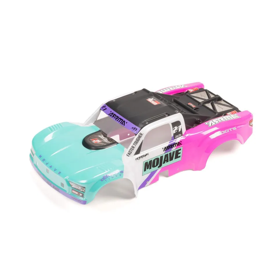 arrma-mojave-grom-karosserie-teal-pink-truck-body image 1