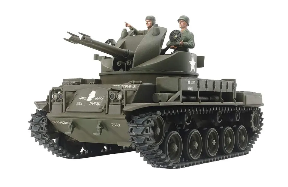 tamiya-m42-duster-us-flak-panzer-plastikbausatz-1-35-unlackiert image 1