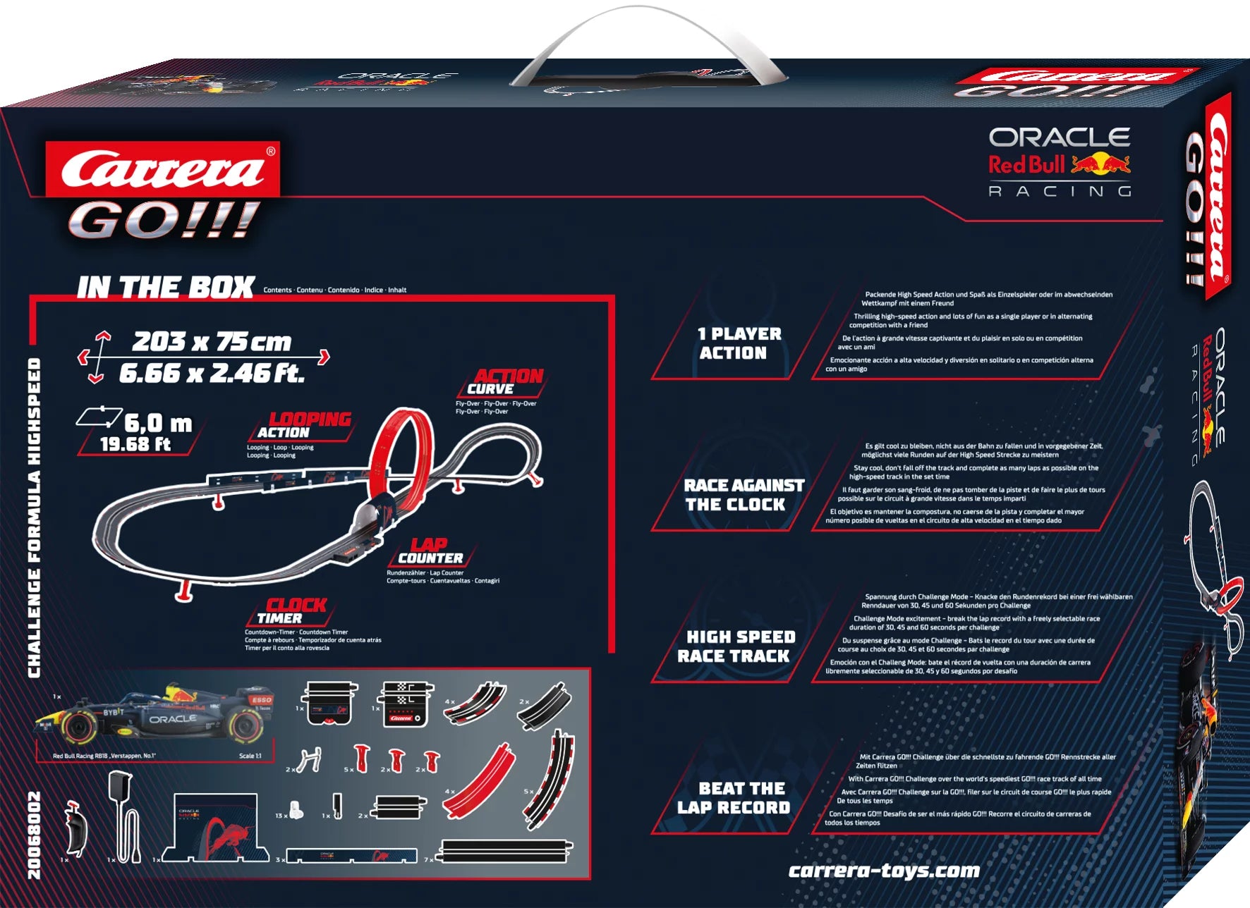 carrera-go-challenge-formula-racing-rennbahn-set-6-m image 2
