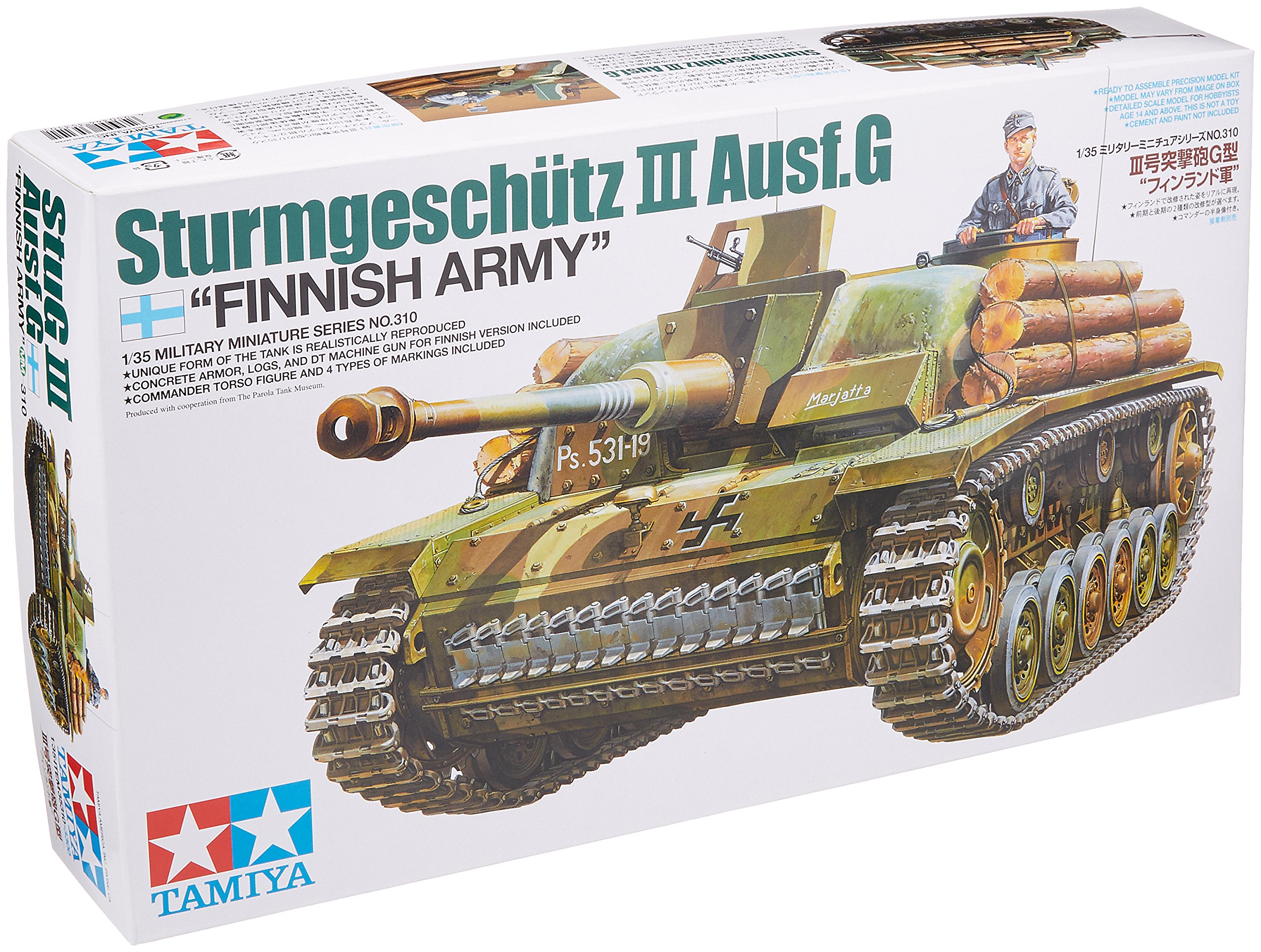 tamiya-sturmgesch-tz-iii-ausf-g-panzermodell-1-35-finnland image 1