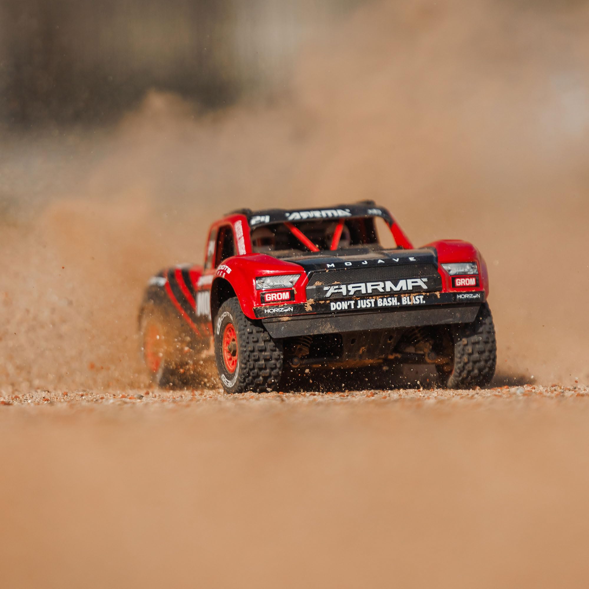 arrma-mojave-grom-rc-auto-1-18-rot-schwarz-ara2104t1 image 5