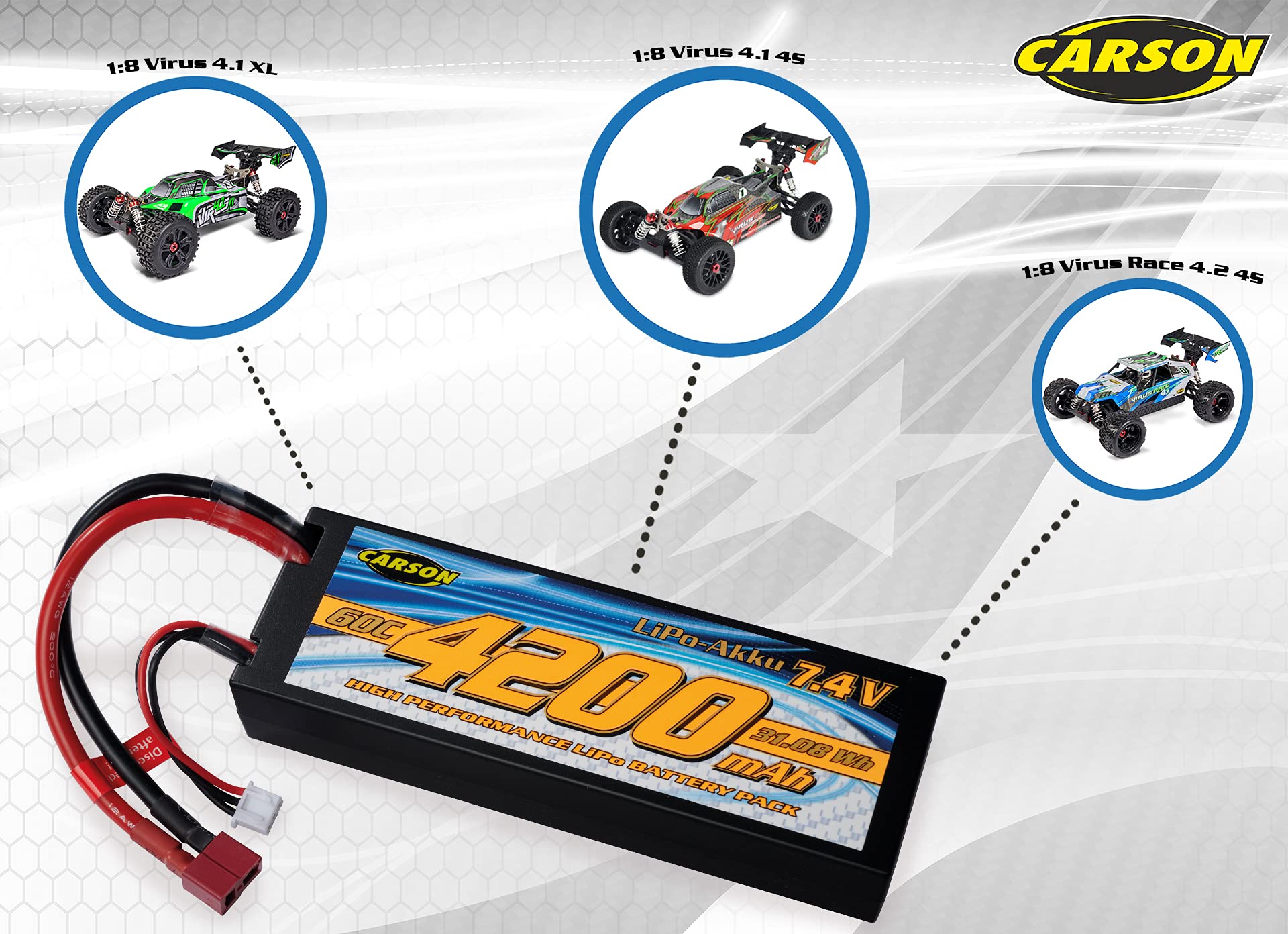 carson-rc-akku-500608233-lipo-7-4v-4200mah-60c-t-plug image 3