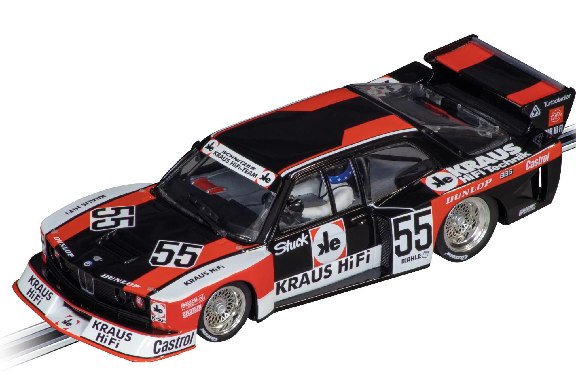 carrera-evolution-bmw-320-turbo-flachbau-no-55-slotcar-1-32 image 1