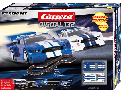 carrera-digital-132-starter-set-mustang-slotbahn-5-7-m image 1