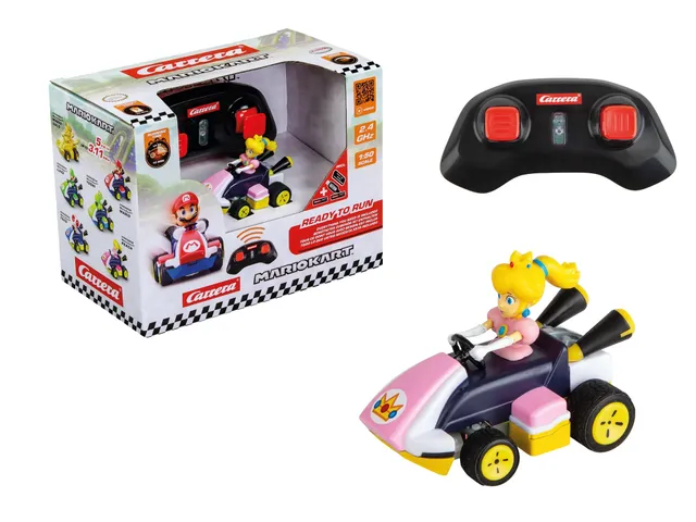 carrera-mario-kart-mini-rc-peach-2-4ghz-6-2cm-fernauto image 1