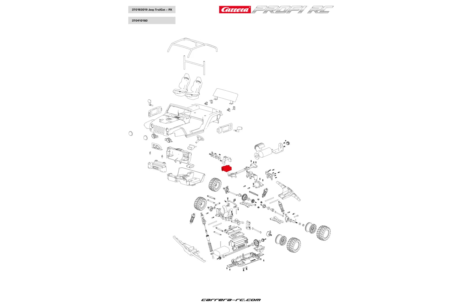 carrera-profi-rc-servo-ersatzteil-rc-fahrzeug-lenkservo image 2
