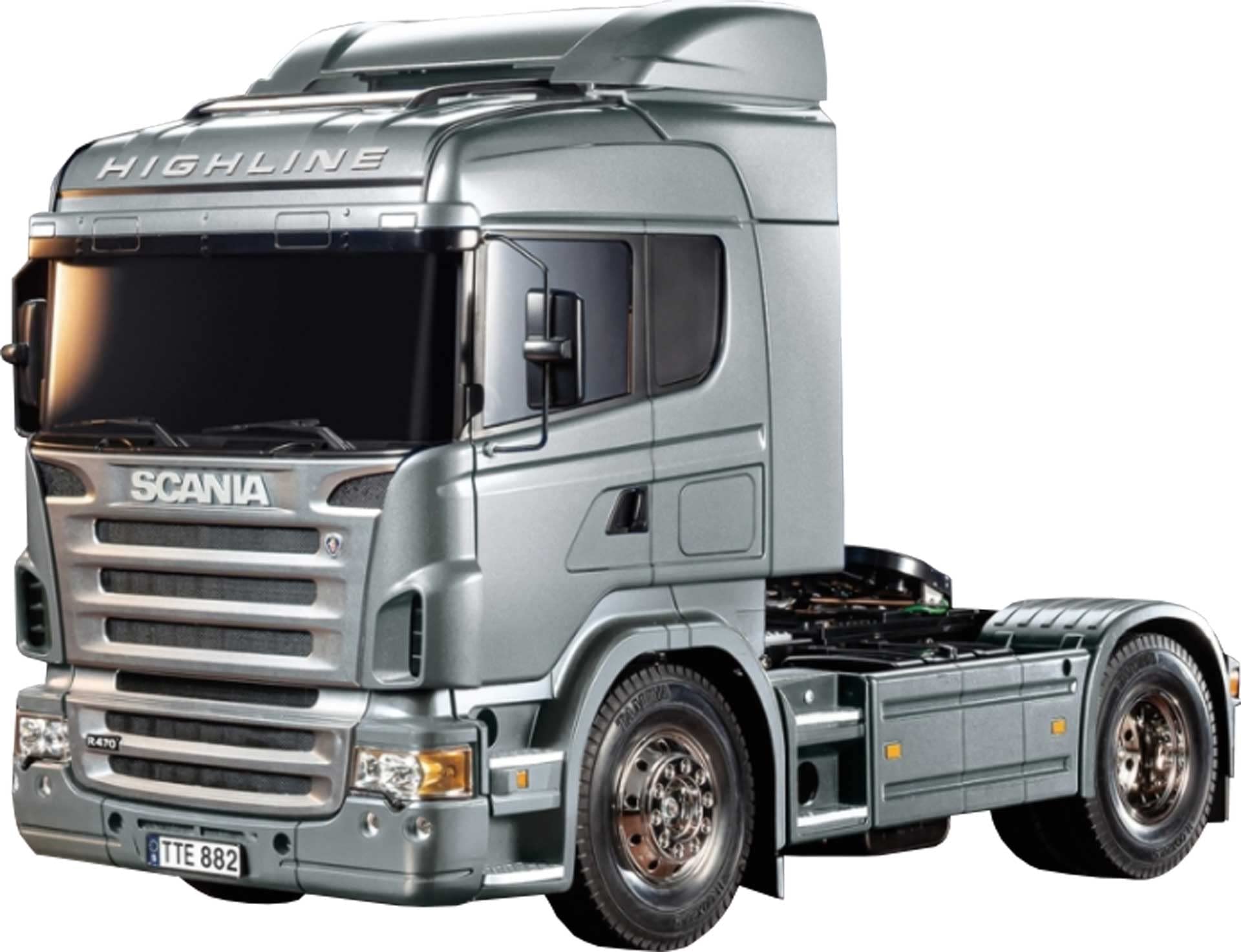 tamiya-56364-scania-r470-rc-truck-1-14-silber-edition-bausatz image 1