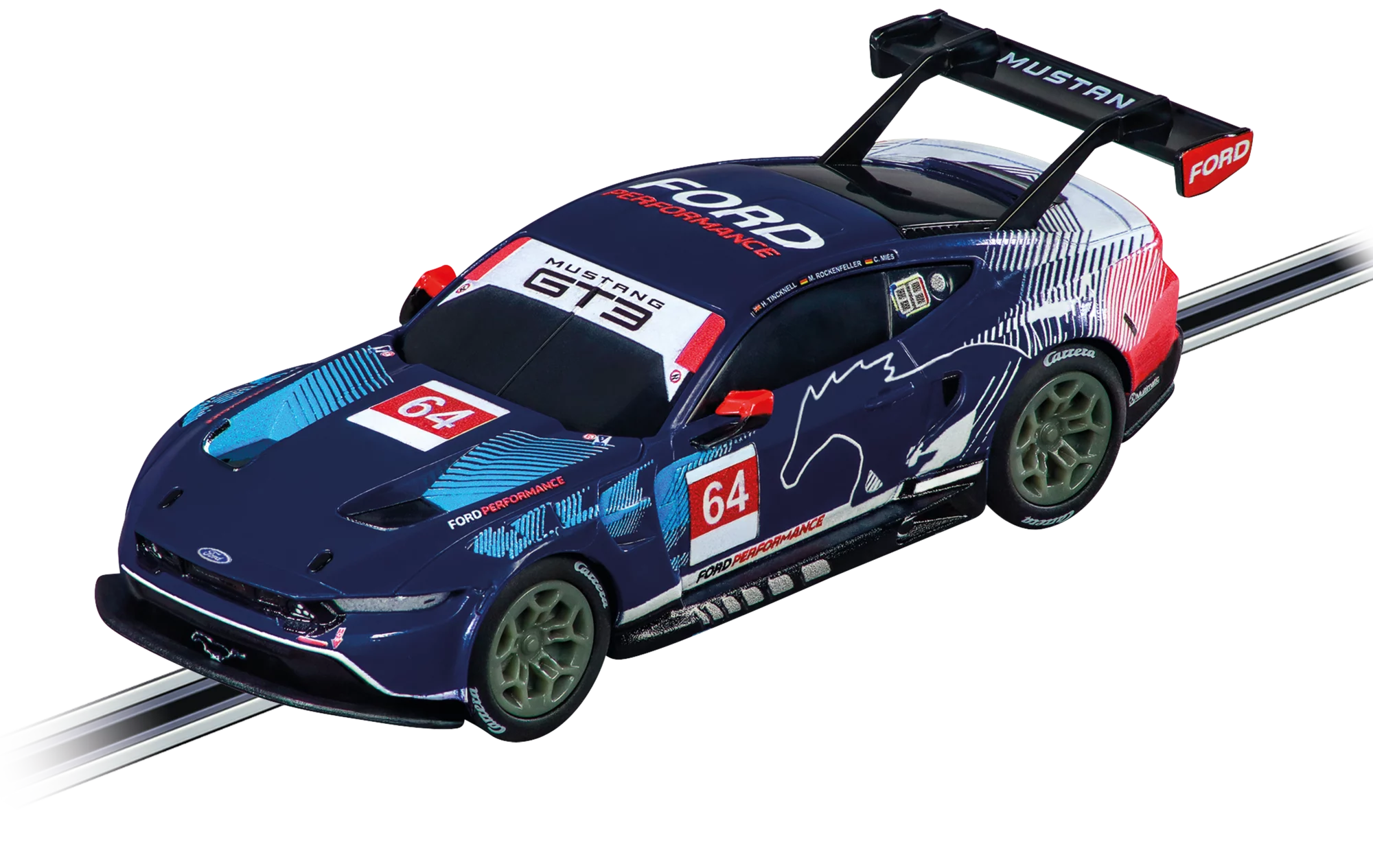 carrera-digital-132-ford-mustang-gt3-slotcar-no-64 image 1