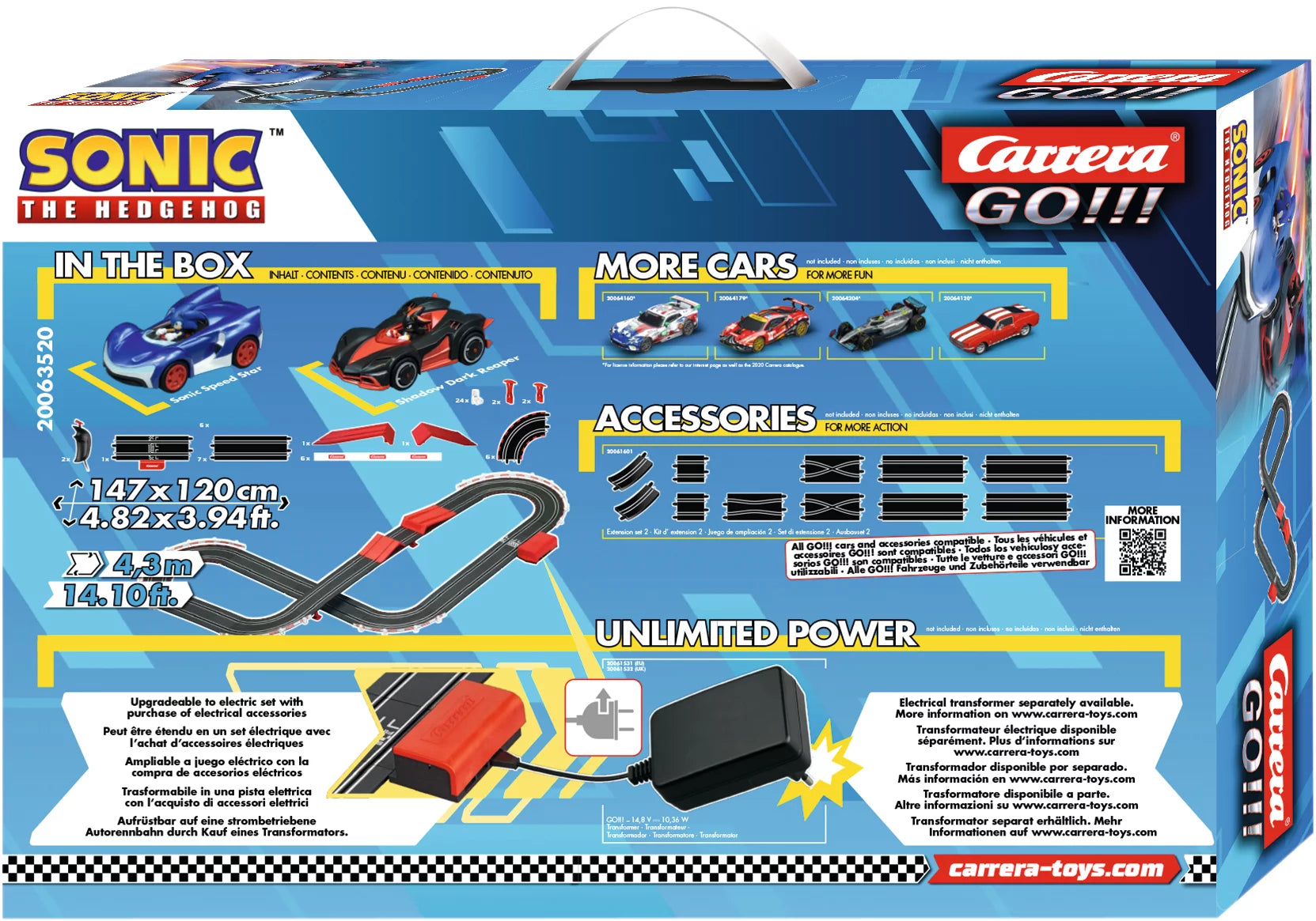 carrera-go-sonic-the-hedgehog-rennbahn-set-4-3-m-sprungschanze image 2