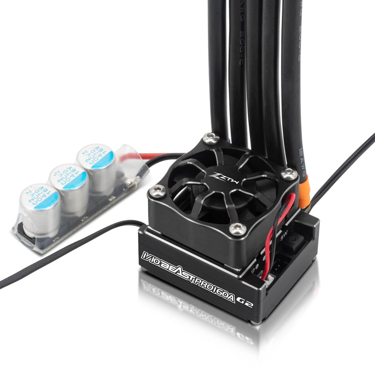 ztw-beast-pro-g2-160a-turbo-brushless-regler-2-3s-ble image 1