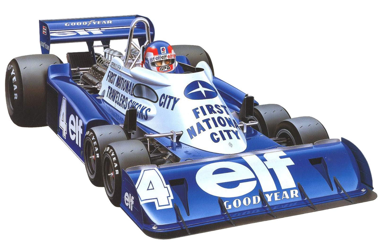 tamiya-tyrrell-p34-six-wheeler-modellbausatz-1-20-blau image 1