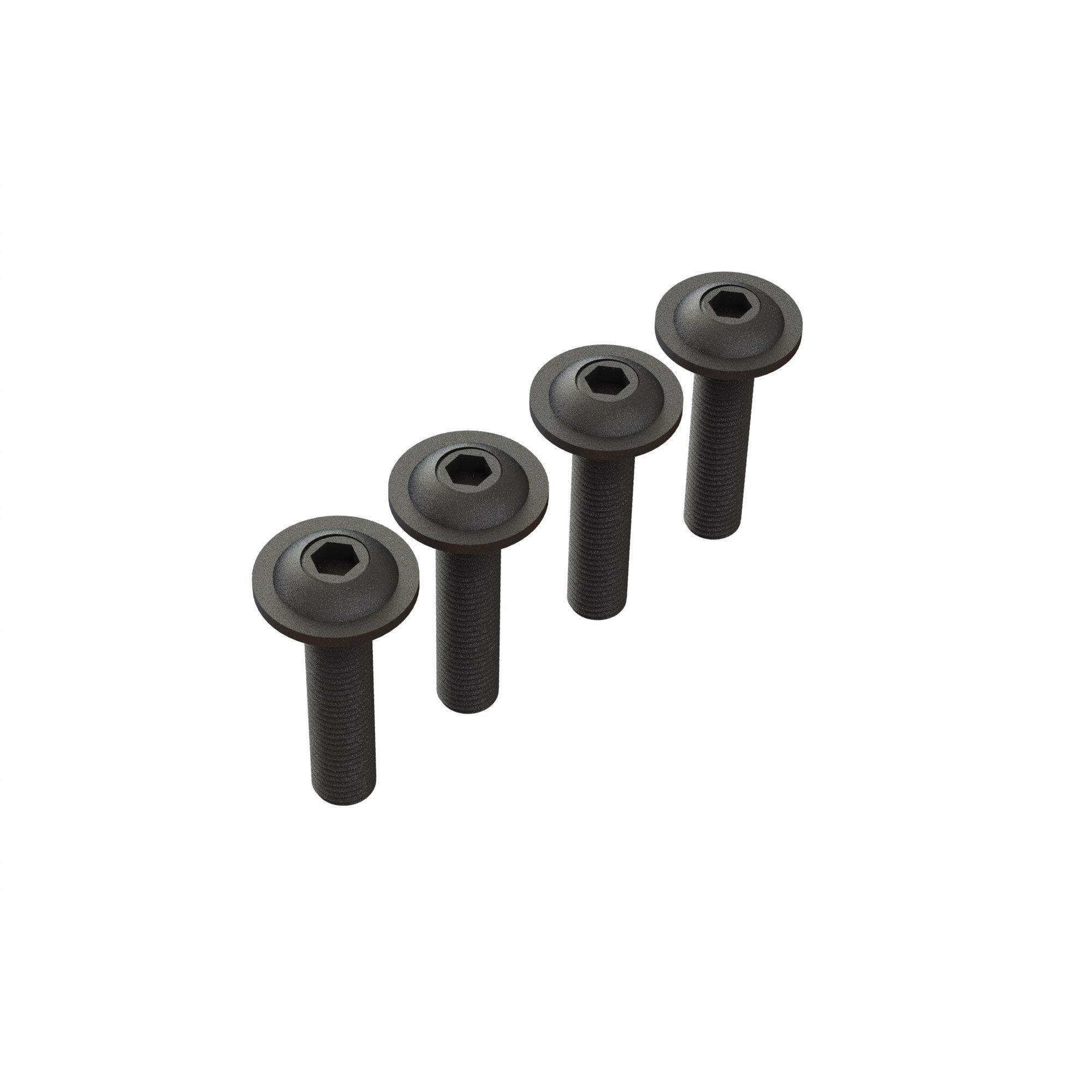 arrma-kraton-flachkopfschraube-flansch-m4x18mm-4-st-ck-stahl image 1