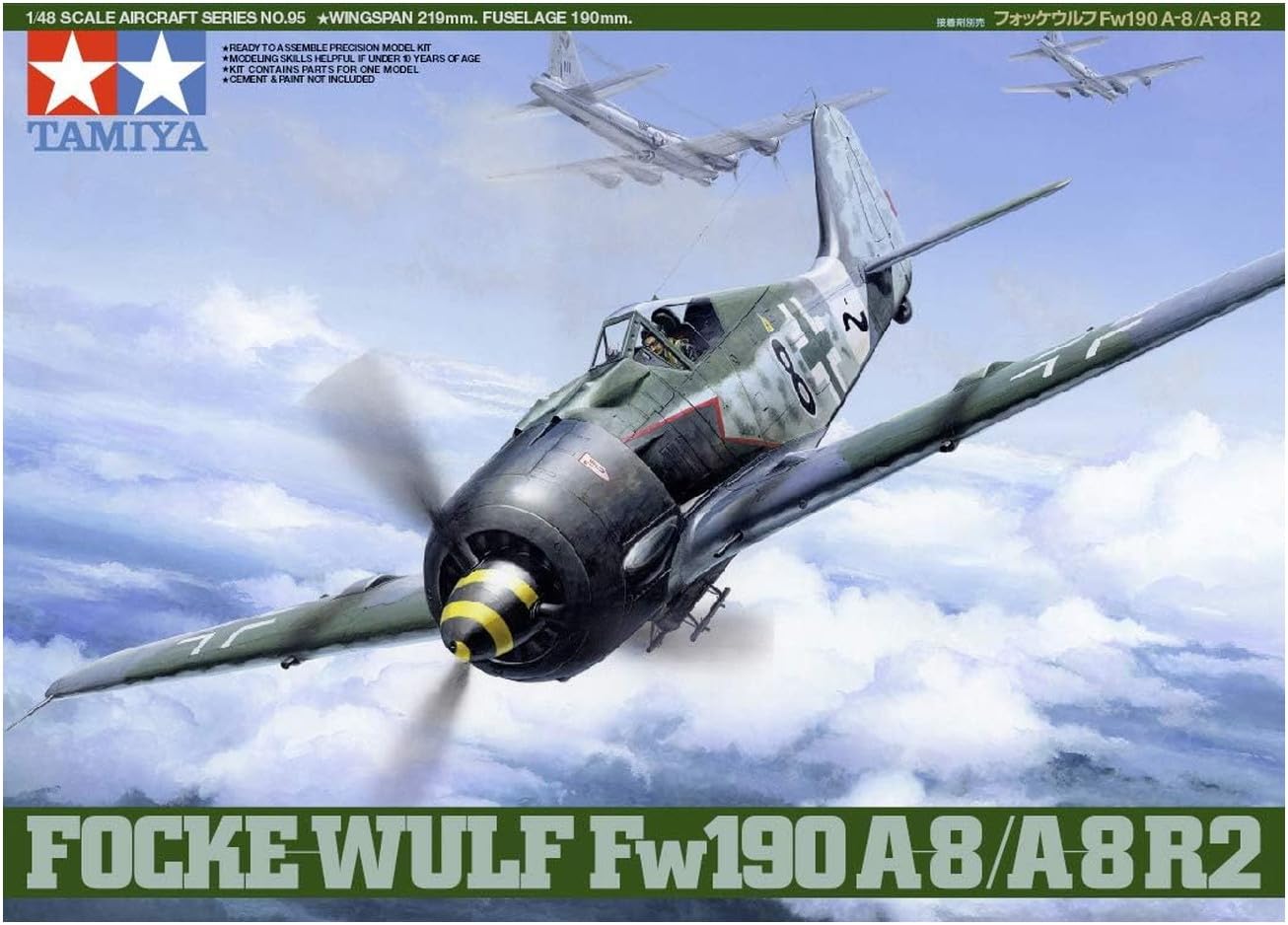 tamiya-300061095-fw190-a-8-modellbausatz-1-48-wwii image 2