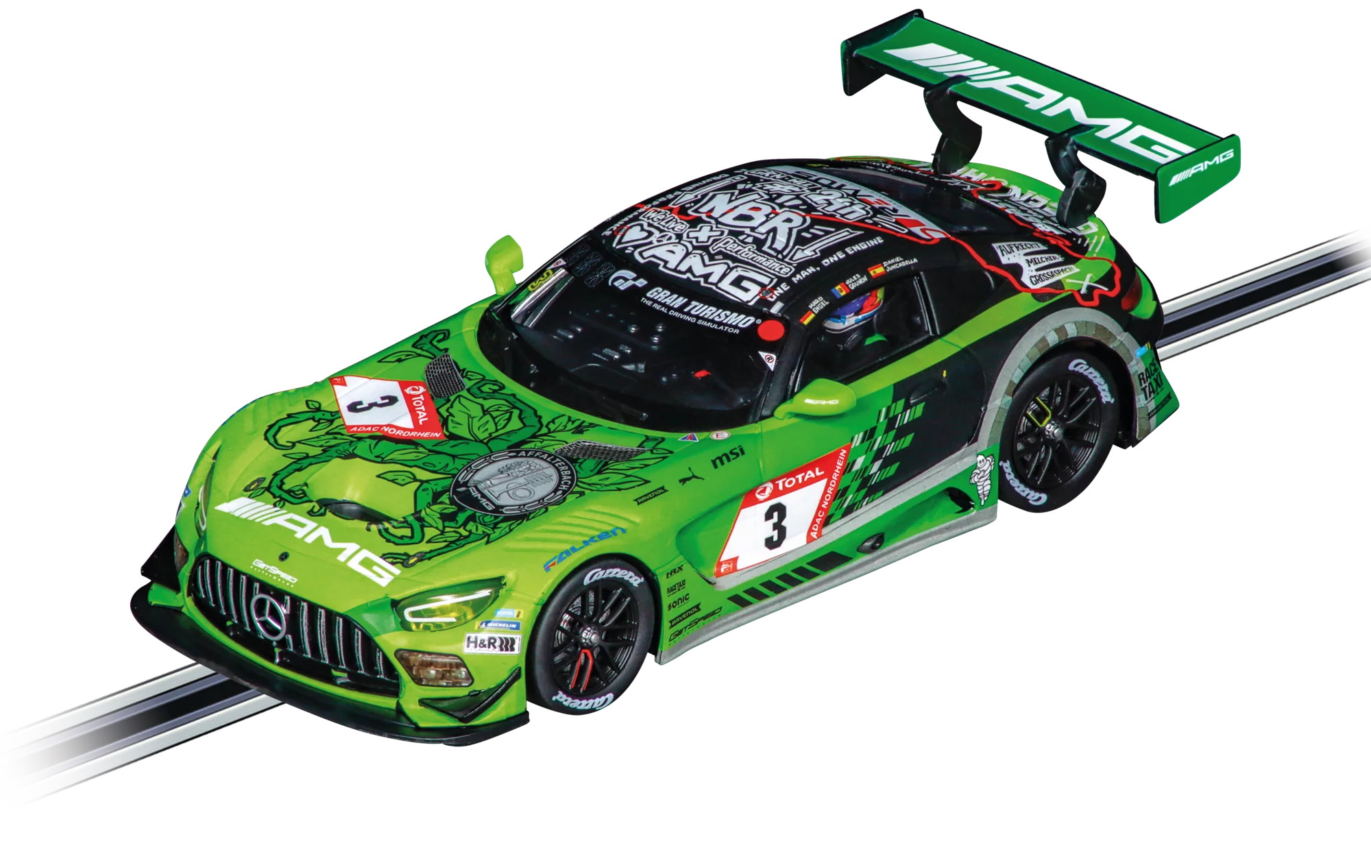 carrera-digital-132-mercedes-amg-gt3-evo-getspeed-slotcar image 1