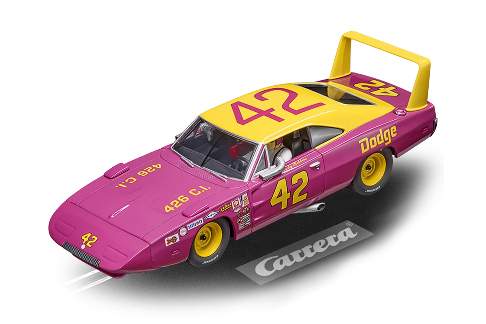 carrera-action-dodge-charger-daytona-slotcar-no-42-muscle-car image 1