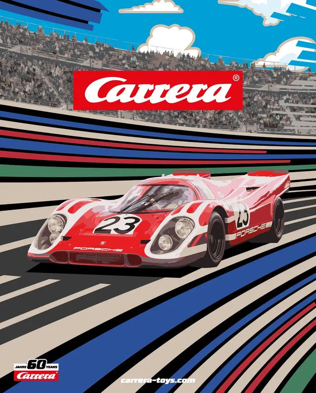 carrera-digital-132-blechschild-60-jahre-motiv-2-retro image 1
