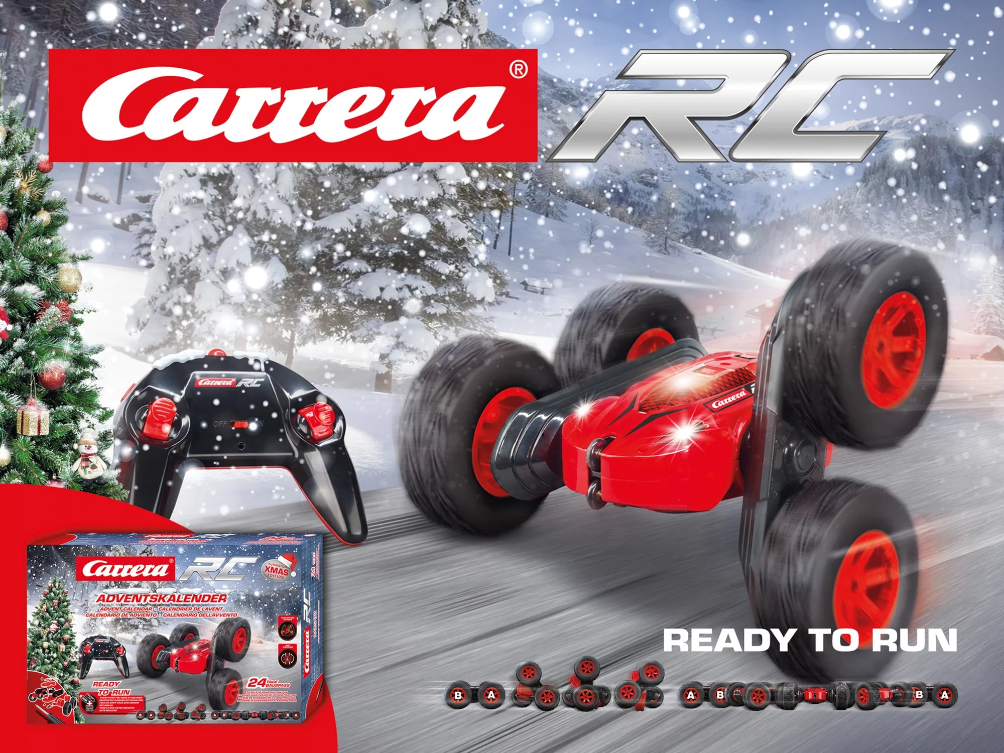 carrera-turnator-x-mas-adventskalender-rc-stuntauto-rot-16-cm image 8