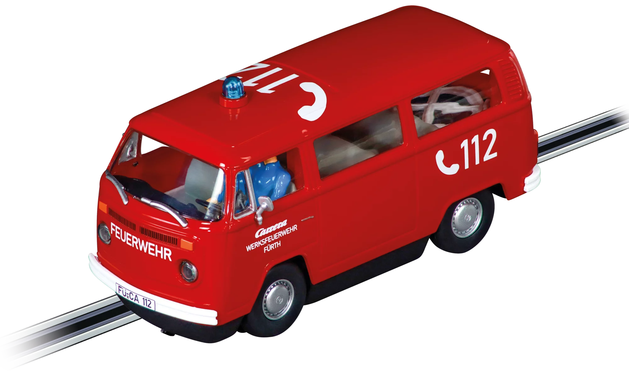 carrera-digital-132-vw-bus-t2b-feuerwehr-slotcar-1-32 image 1