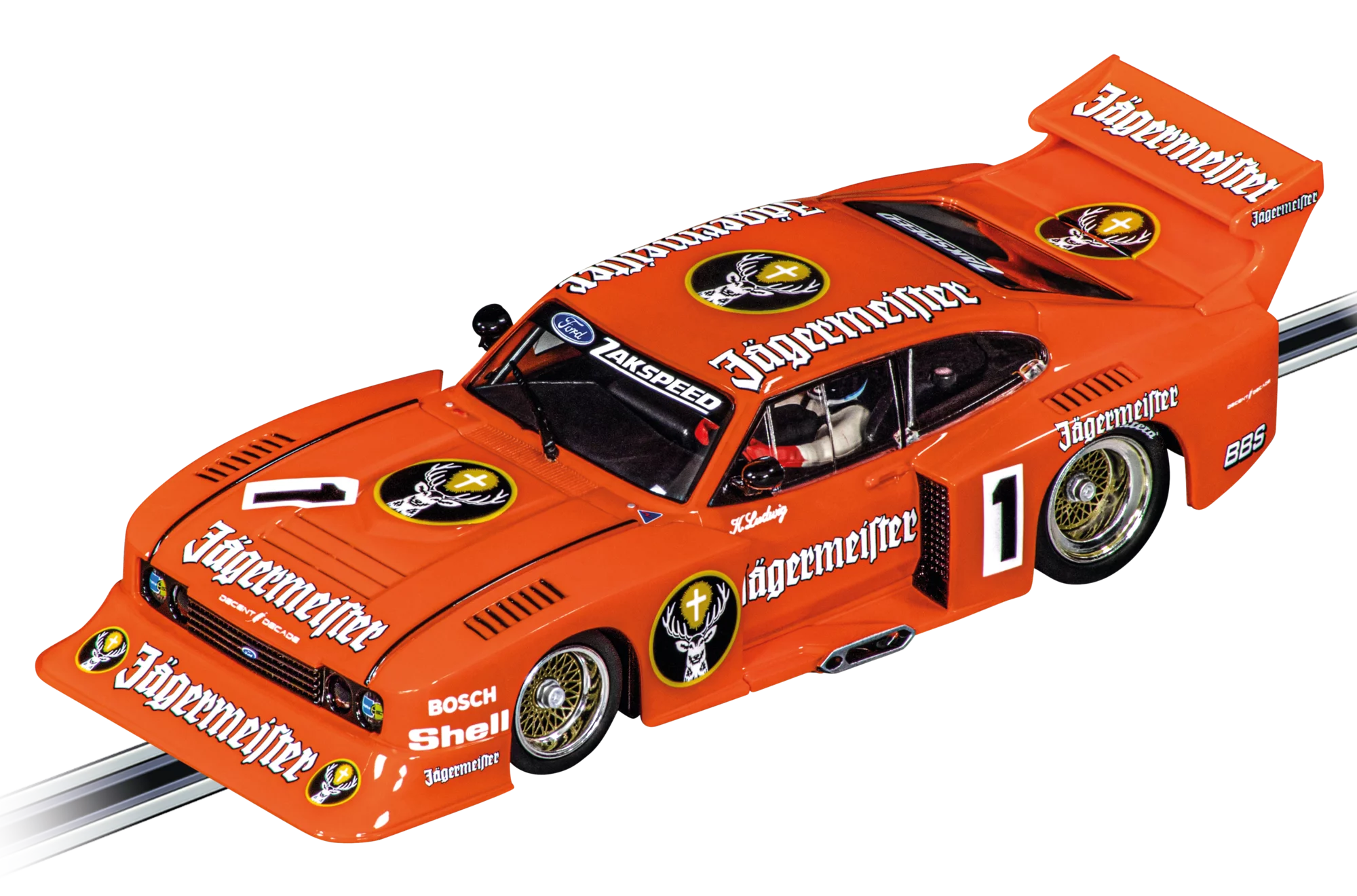 carrera-digital-132-slotcar-ford-capri-zakspeed-no-1 image 1