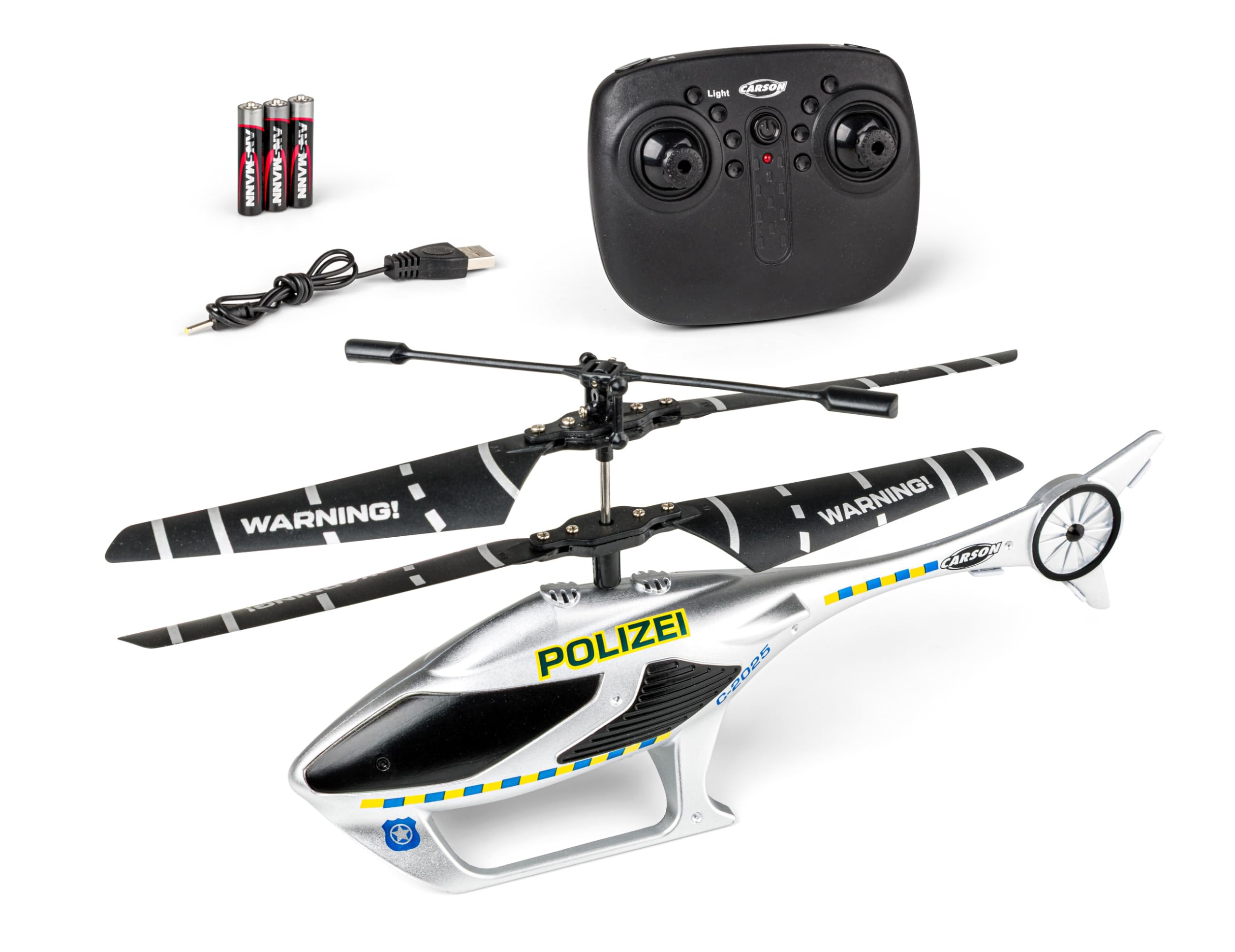carson-cyber-copter-polizei-helikopter-2-4ghz-rtf-led image 1