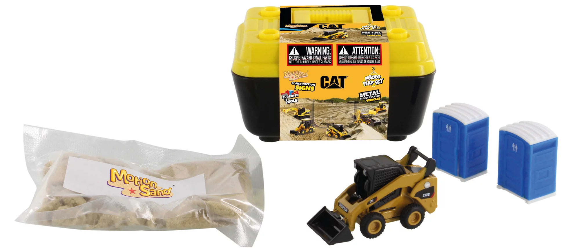 cat-micro-272c-kompaktlader-spielbox-metall-mit-motion-sand-zubeh-r image 2