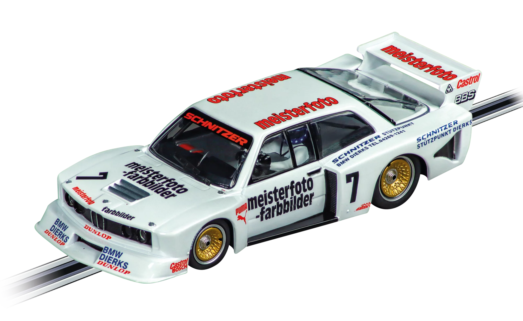 carrera-digital-132-bmw-320-turbo-schnitzer-no-7-slotcar image 1