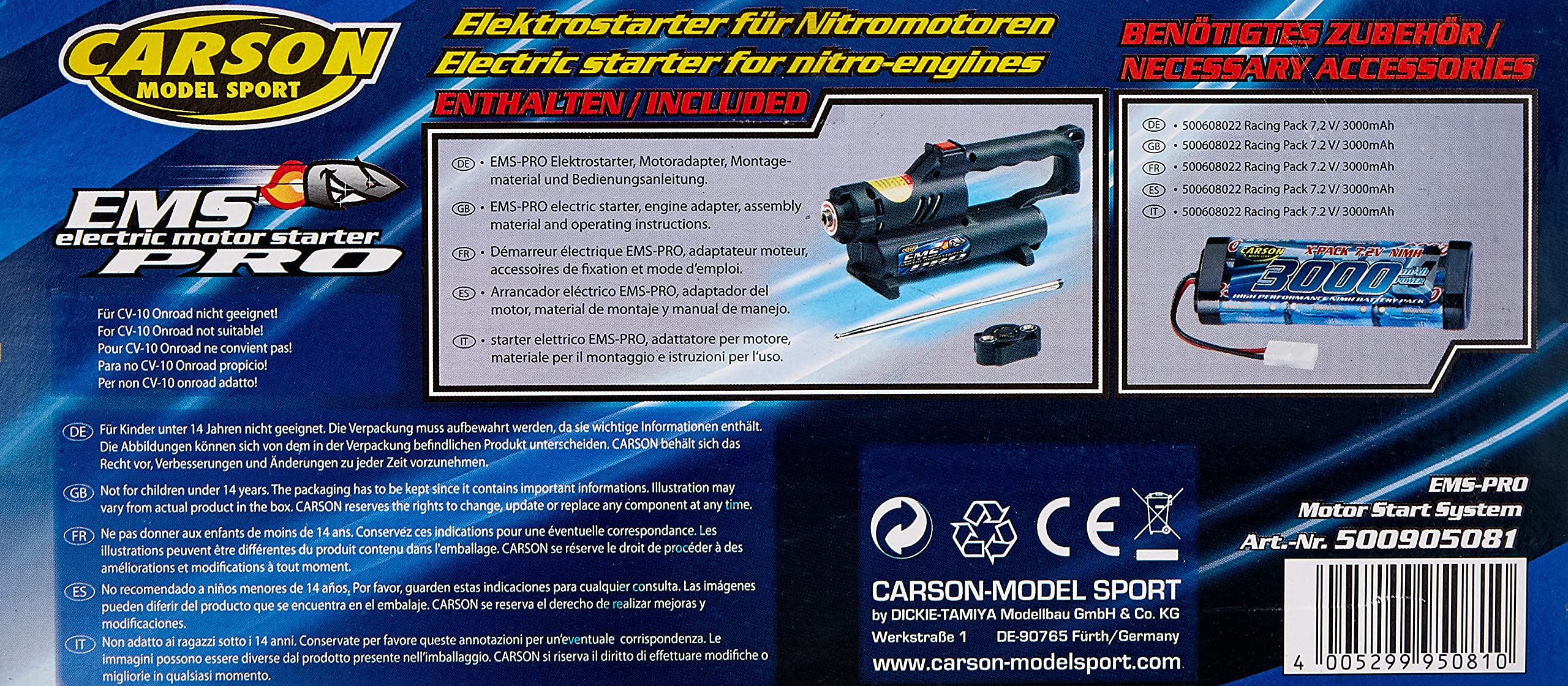 carson-500905081-ems-pro-starter-7-2v-verbrenner-1-8-1-10 image 3