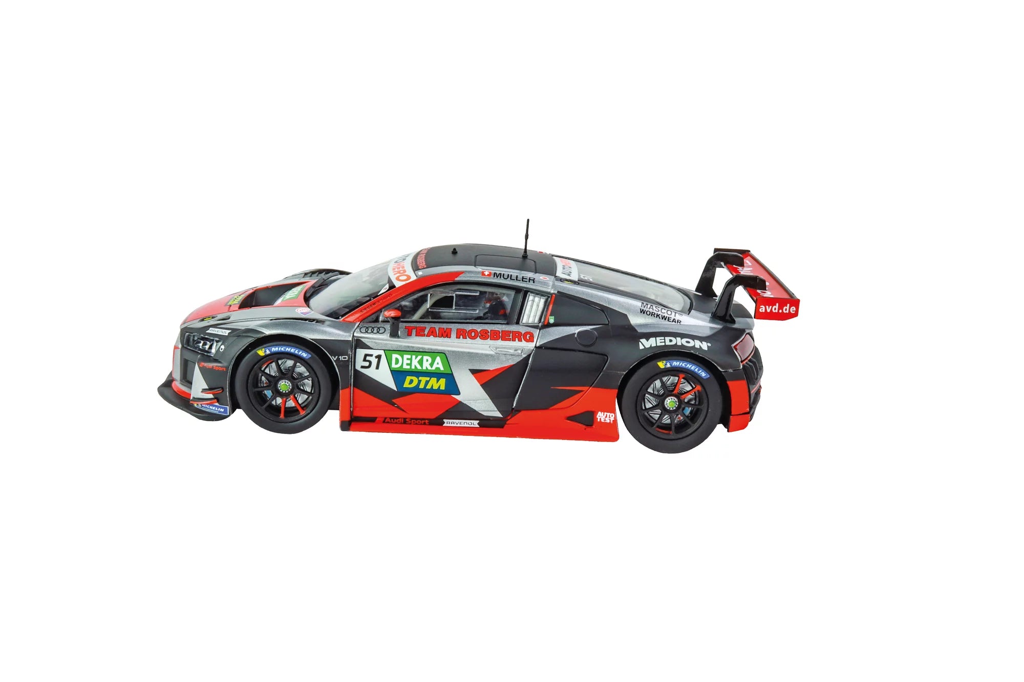 carrera-audi-r8-lms-gt3-team-rosberg-no-51-slotcar-1-32 image 2