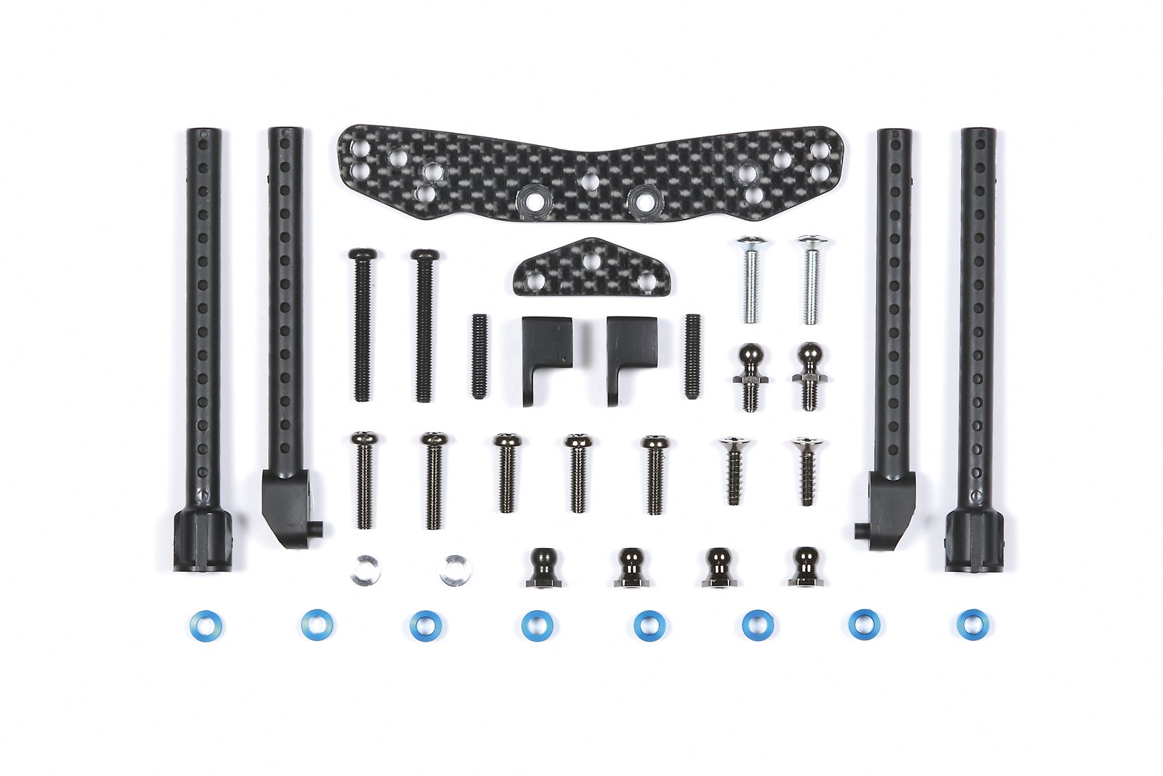 tamiya-r-c-models-carbon-d-mpferbr-cke-tt-01e-tuningteil-hinten image 1