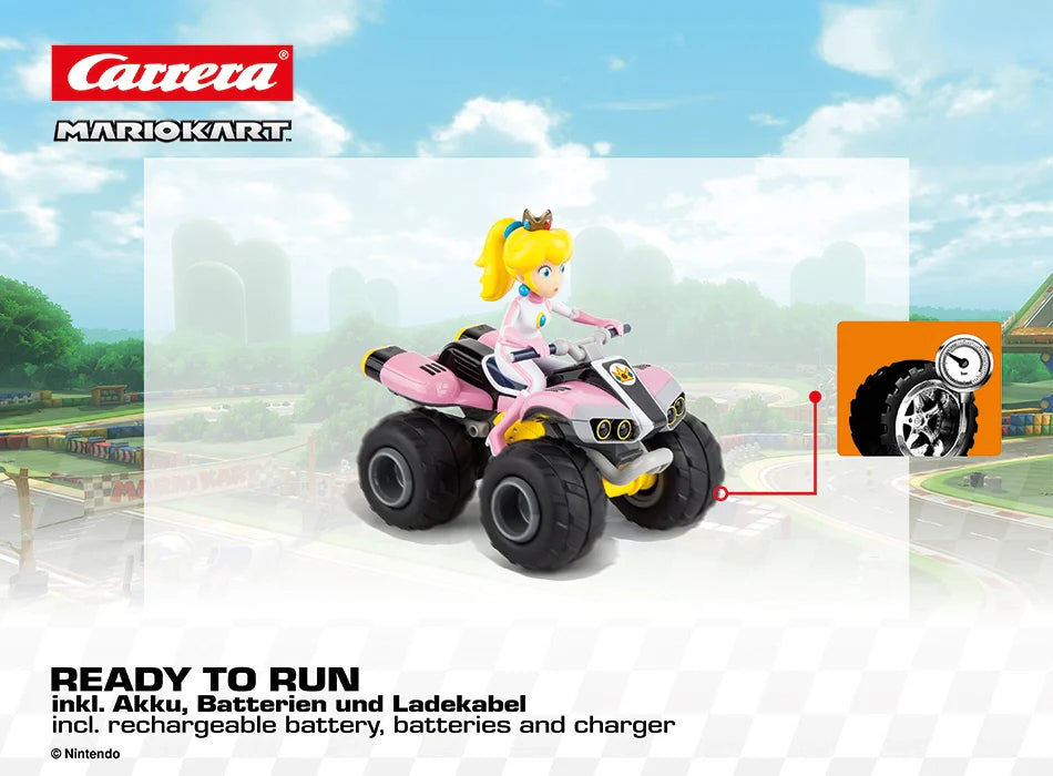 carrera-rc-mario-kart-peach-quad-rc-auto-1-20-mit-akku image 7