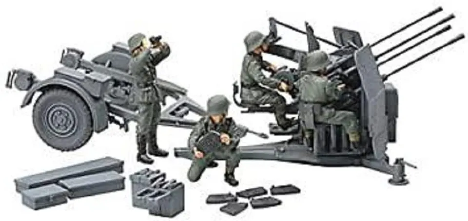 tamiya-300032554-flakvierling-38-modellbausatz-1-48-mit-figuren image 1