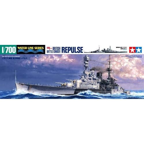 tamiya-repulse-1-700-schlachtkreuzer-plastikbausatz-waterline image 4