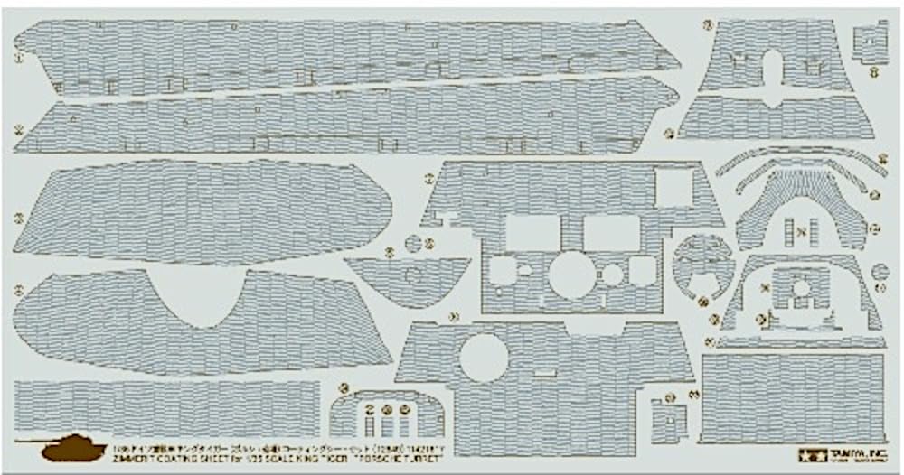 tamiya-300012649-k-nigstiger-porsche-foto-tzteile-1-35-zimmerit image 1