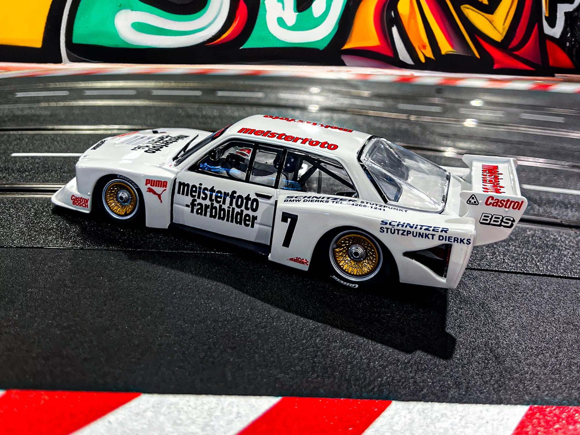 carrera-digital-132-bmw-320-turbo-flachbau-slotcar-no-7-1-32 image 3