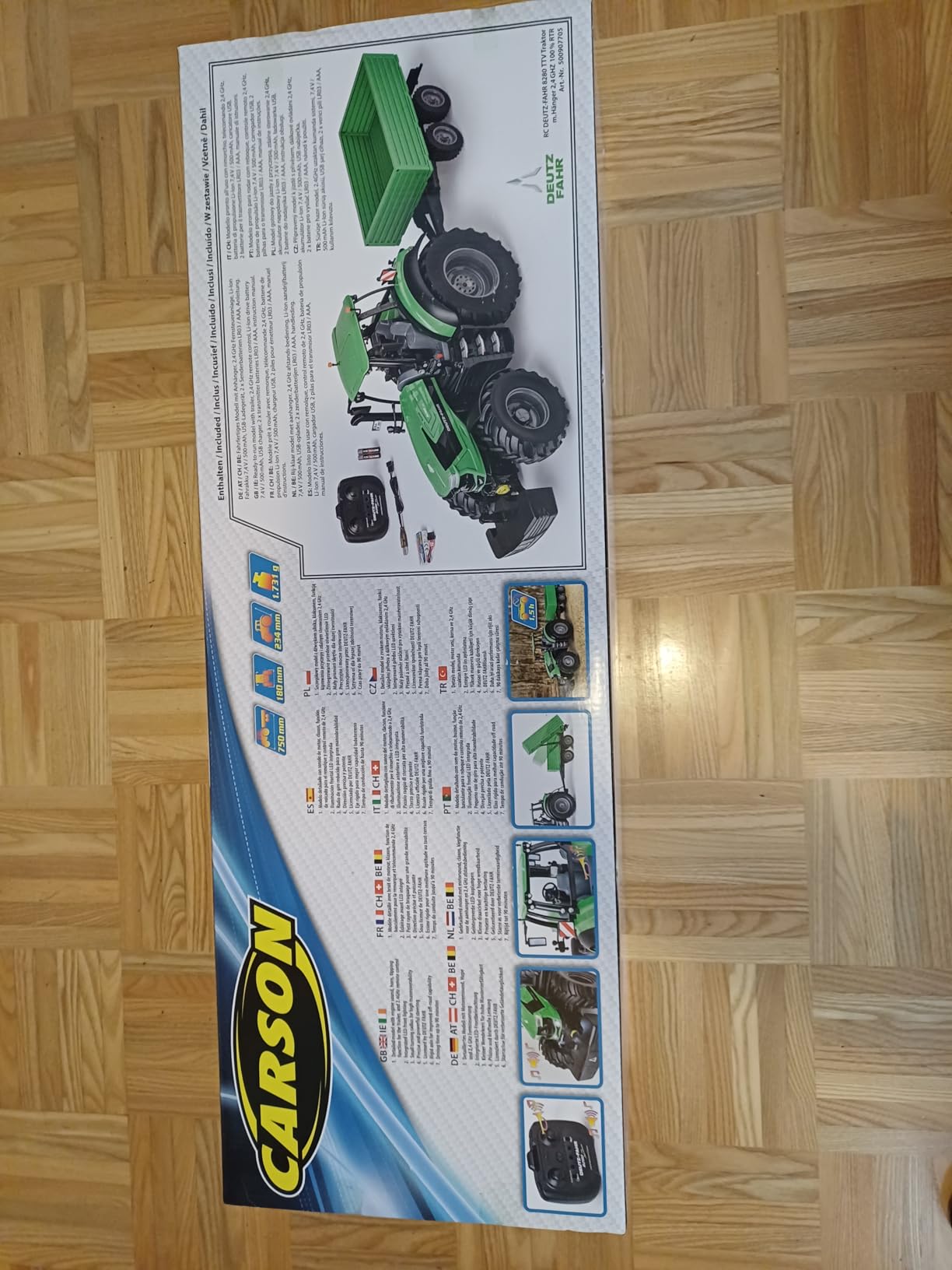 Bereit aus dem Karton