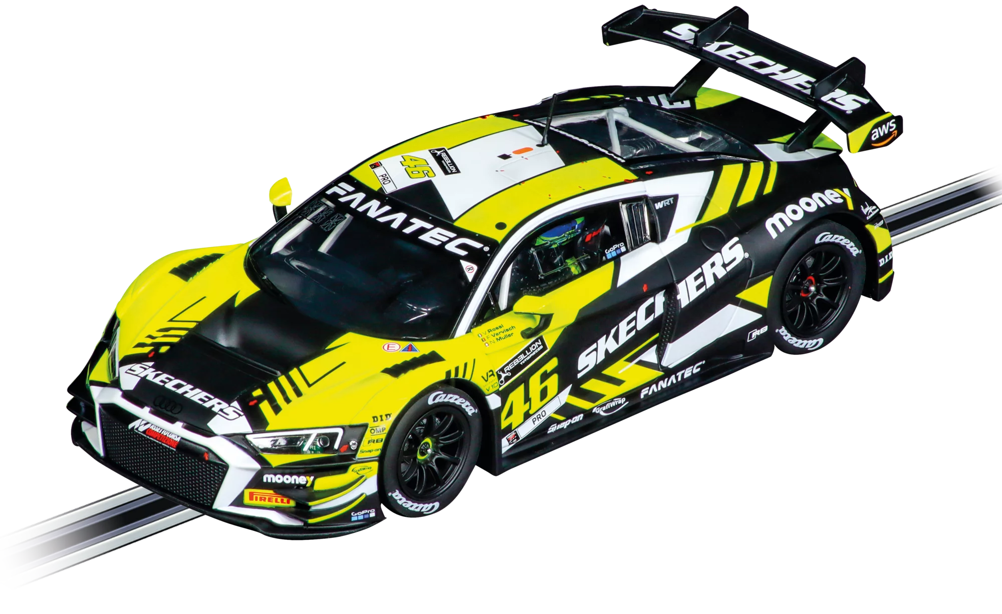 carrera-digital-132-audi-r8-lms-gt3-slotcar-no-46 image 1